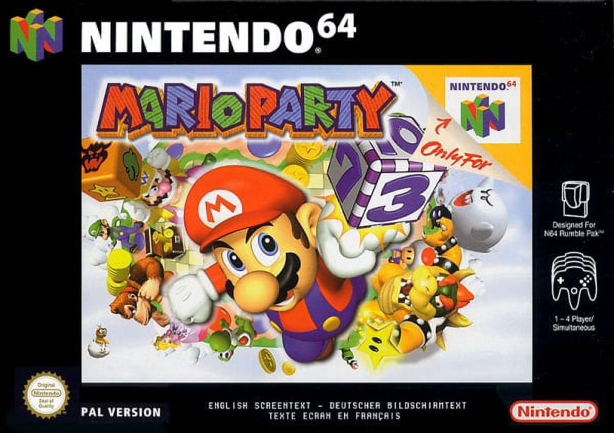 N64 Game Mario Party 1 Games Cartridge Card for 64 N64 Console US Version